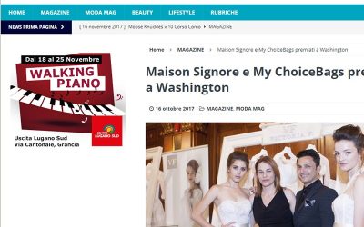 Maison Signore e My ChoiceBags premiati a Washington