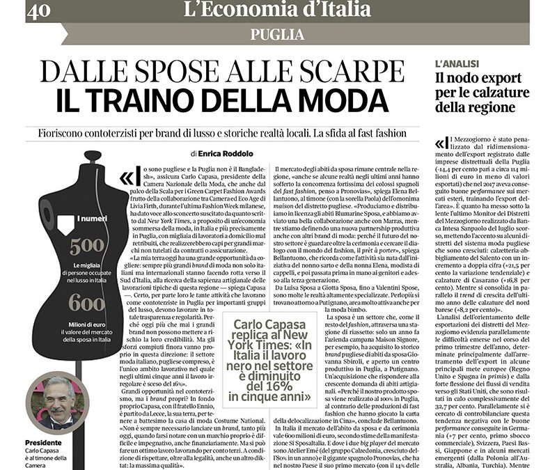 DALLE SPOSE ALLE SCARPE IL TRAINO DELLA MODA…