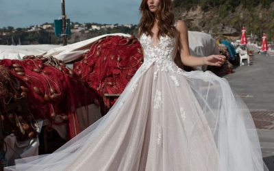 Abito da sposa con brillantini: scegli gli effetti sparkling e gioiello